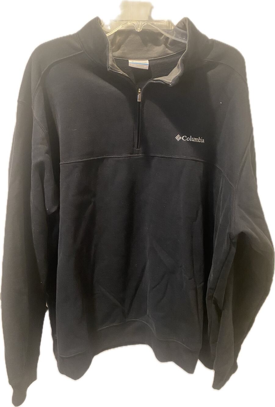 Columbia Men's Steens Mountain Fleece 1/4 Zip Pullover Jacket Black 3X Big
